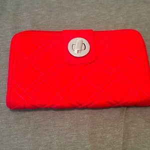 Vera Bradley turnlock wallet